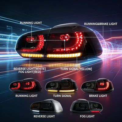 Feux Arrière LED Volkswagen Golf 6 GTI R 2008-2012