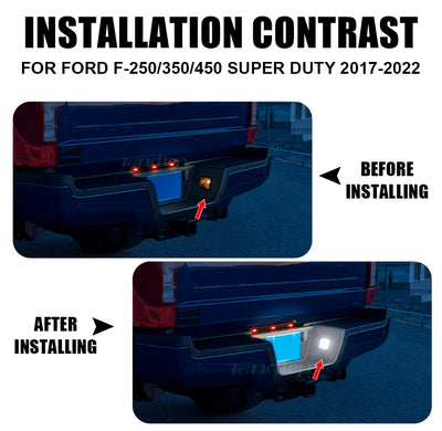 Éclairage de Plaque LED Ford Super Duty 2017-2022
