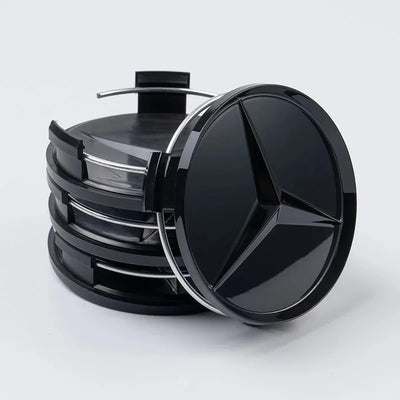 Cache-Moyeux Mercedes AMG 75mm Emblème Relief