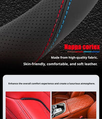 Couvre Volant Opel Corsa, Astra, Mokka, Grandland, Frontera, Insignia, Zafira 2026 en Cuir Nappa Perforé, Rond ou en D