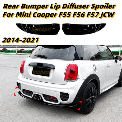 Diffuseur Mini Cooper F55 F56 F57 JCW Noir Brillant