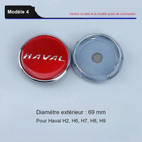 Cache-Moyeux de Roue Great Wall Haval H2 H6 H9 Wingle Voleex 61 mm à 15,3 cm