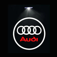 Projecteur Logo de Porte LED Audi 6 Motifs Anneaux RS S line quattro