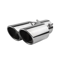 Embout d'Échappement Double Sortie Universel Inox