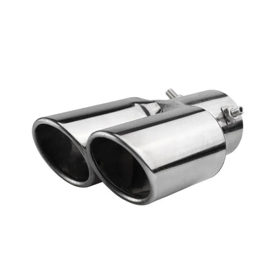 Embout d'Échappement Double Sortie Universel Inox