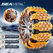 Chaînes à Neige SEAMETAL Voiture 4 Pièces à Crampons