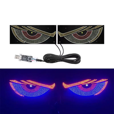 Écran LED Pixel Œil du Diable USB Voiture