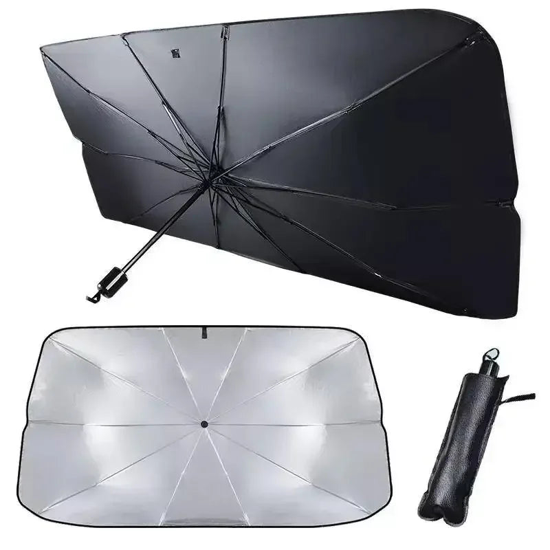 Pare-Soleil Parapluie Pare-Brise Voiture Pliable Anti-UV