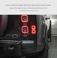 Feux Arrière LED Land Rover Defender 90 110 130 2020-2026 : Stop, Recul et Clignotant Séquentiel, Paire