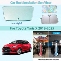 Pare-Soleil Pare-Brise Toyota Yaris 2018-2025 Isolation Thermique Pliable Anti-UV