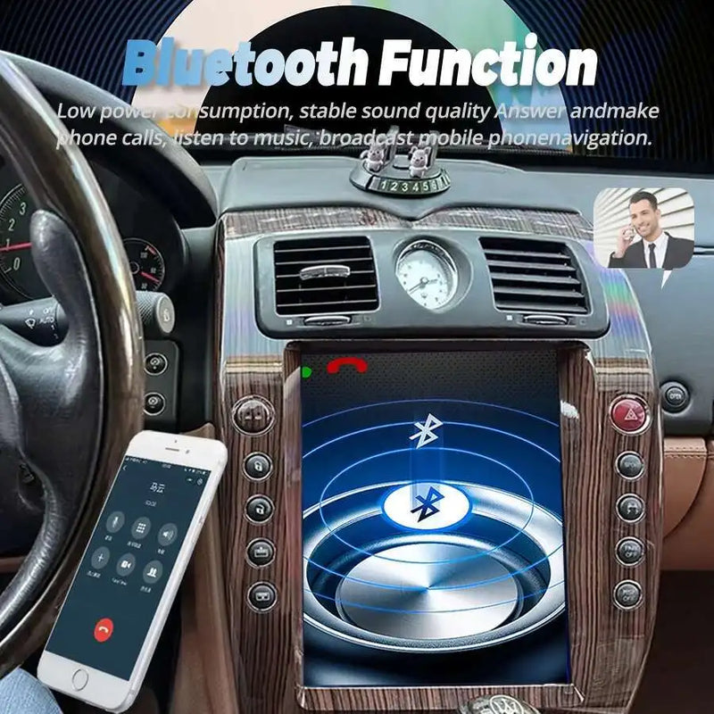 Autoradio Android 14 Écran Vertical 12,1 Pouces Maserati Quattroporte 2004-2012 CarPlay GPS