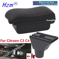 Accoudoir Central Citroën C3 C4 Rangement Simple ou Double 3 USB