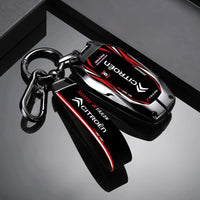 Étui de Protection Clé Citroën C3 C4 C5 Berlingo Picasso Alliage de Zinc Blanc ou Noir