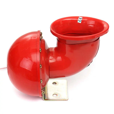 Klaxon Corne de Taureau 12V 200 dB Rouge Voiture