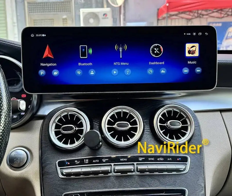 Autoradio Android Mercedes-Benz GLC X253 et C 2015-2018 Écran 14,9 pouces CarPlay GPS