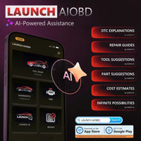 Lecteur OBD2 Bluetooth Launch AIOBD Diagnostic Auto Android iOS
