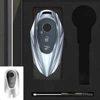 Coque de Protection Clé Mercedes Classe A C E S G GLC GLE CLA GLB GLS W177 W205 W213 W222 X167 Alliage de Zinc