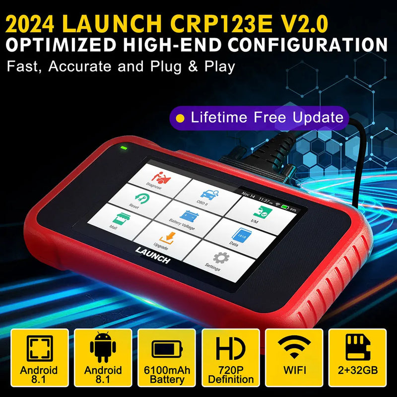 Diagnoseträger Launch X431 CRP123E V2.0 und CRP129E V2.0