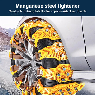 Chaînes à Neige SEAMETAL Voiture 4 Pièces à Crampons