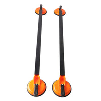 Barres de Toit Universelles Ventouse Acier 92 cm