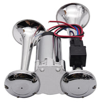 Klaxon à Air Double Trompette Compresseur 12V Universel