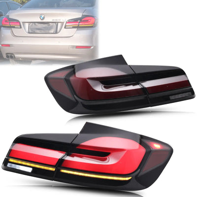 Feux Arrière LED BMW Série 5 F10 F18 (2011-2017) Paire Dynamique