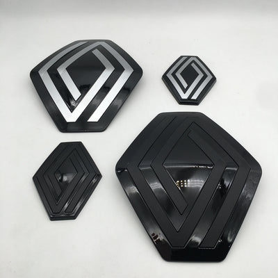 Emblème Renault Noir Capot et Coffre 2 Pièces