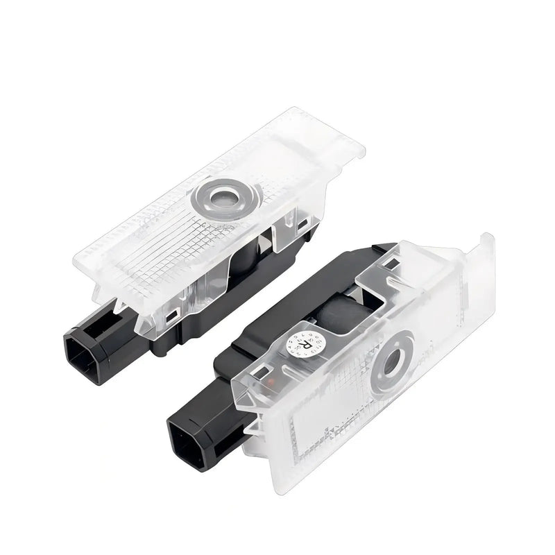 Projecteur Porte Alfa Romeo LED HD, Lot de 2, Giulia, Stelvio, Giulietta, MiTo, 159, Brera, 2 Motifs