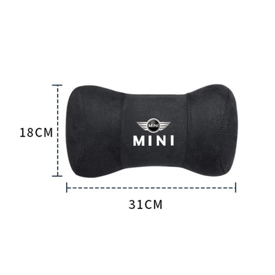 Appuie-Tête Suédine Logo MINI Cooper JCW F56 F60