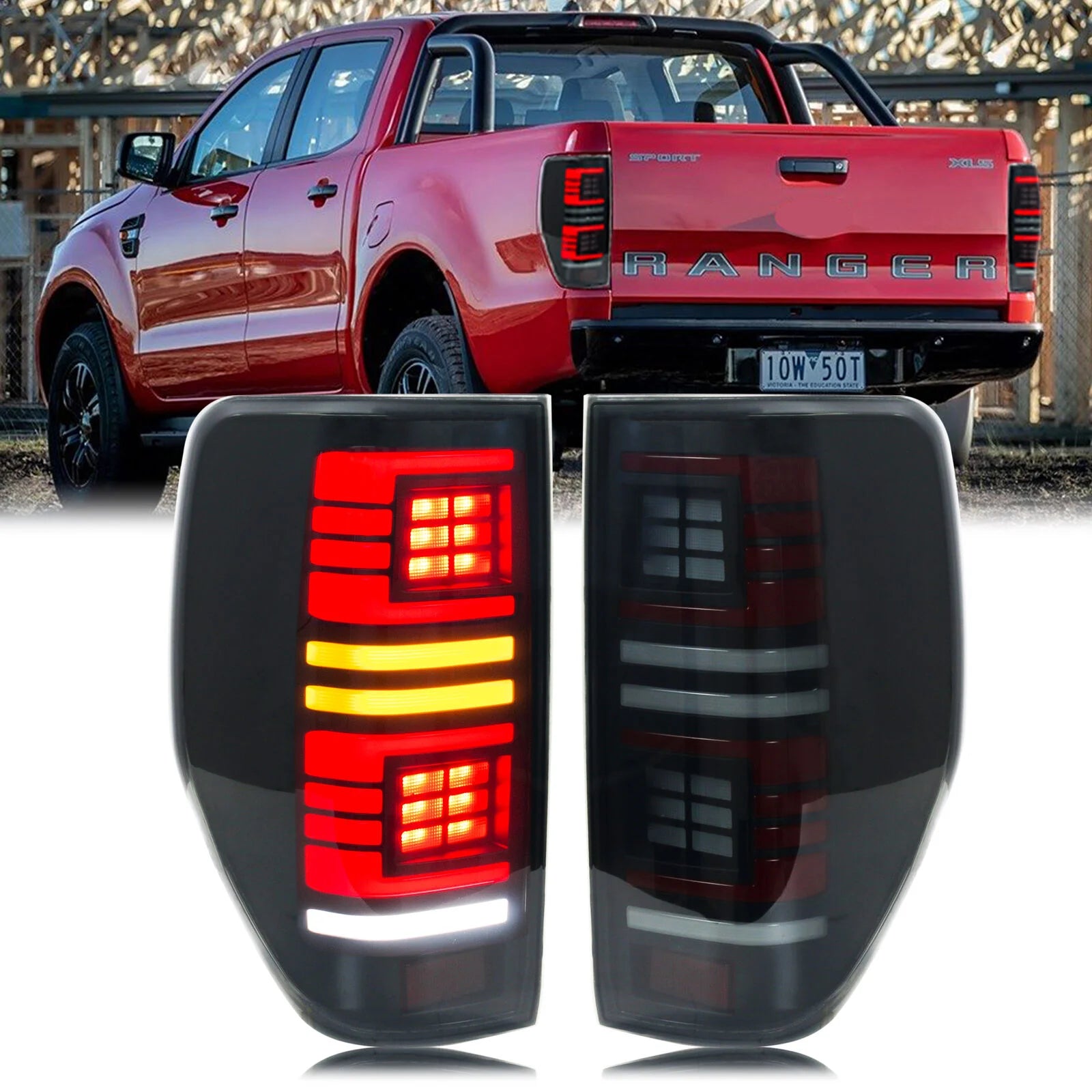 Feux Arrière LED Ford Ranger T6 T7 Raptor 2012-2021