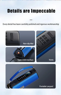 Booster de Batterie Voiture TS03 avec Compresseur d'Air et Lampe