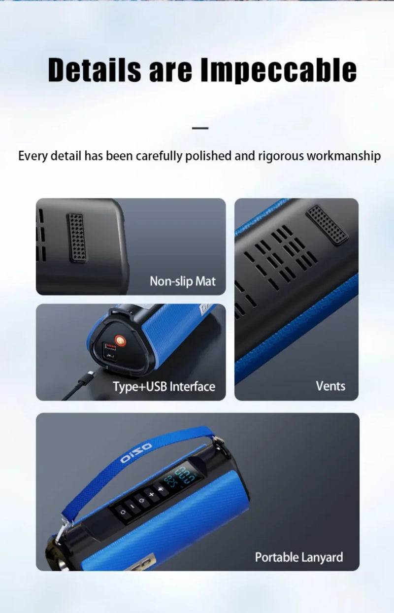 Booster de Batterie Voiture TS03 avec Compresseur d'Air et Lampe