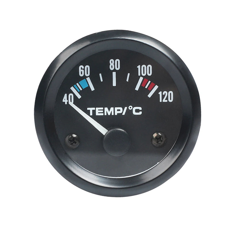 Jauge 52 mm 12V Température d'Eau d'Huile Pression Volts Ampèremètre