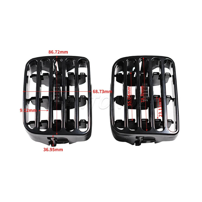 Grille de Ventilation Centrale Renault Clio 2 Thalia 1998-2006 Lot de 2