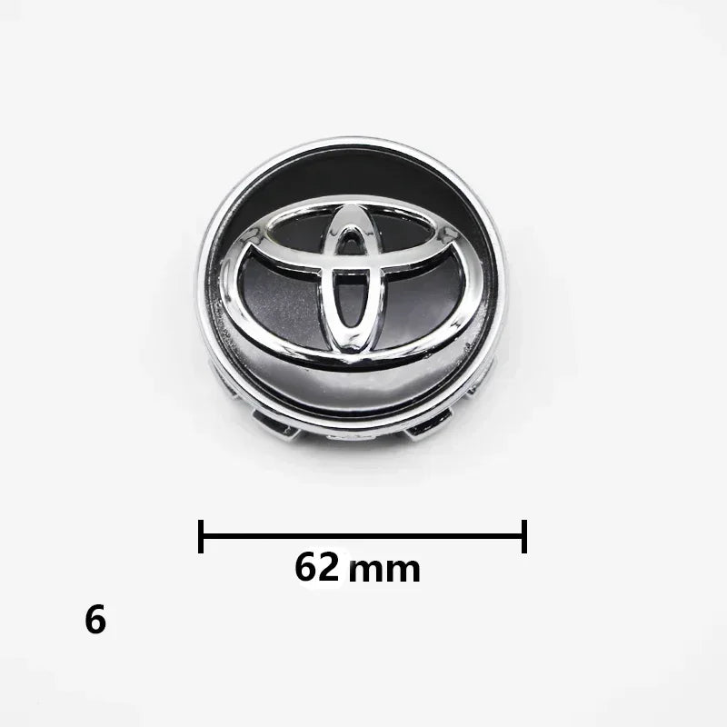 Cache-Moyeux Toyota Corolla Camry Yaris RAV4 57mm 62mm