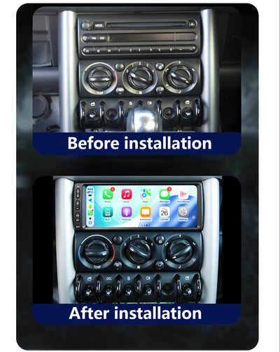 Autoradio CarPlay Sans Fil MINI Cooper S R50 R52 R53