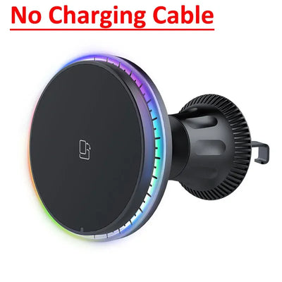 Support Téléphone Voiture Chargeur Induction Magnétique 15W