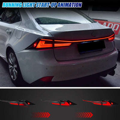 Feux Arrière LED Lexus IS 2014-2020 Clignotants Séquentiels