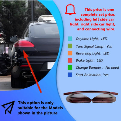 Feux Arrière LED Porsche Panamera 970 2010-2016