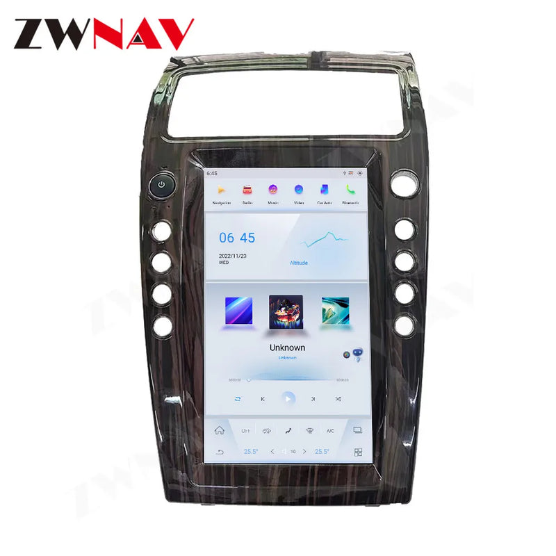 Autoradio Android Maserati Quattroporte 2004-2007 Écran Vertical 13,9 pouces CarPlay Sans Fil GPS DSP
