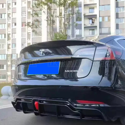 Diffuseur Arriere Tesla Model 3 Model Y Carbone
