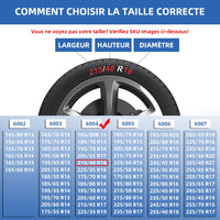 Chaussettes à Neige Textile Épaisses Anti-Usure Voiture et SUV