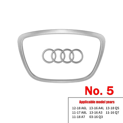 Logo Audi Autocollant 4 Anneaux Électroplaqué A3 A4 Q5