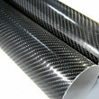 Film Adhésif Fibre de Carbone 7D Noir Brillant pour Voiture en Rouleau