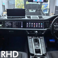 Autoradio Double Écran 12,3 + 12,3 Pouces Porsche Macan 2018-2024 Android CarPlay GPS 4G