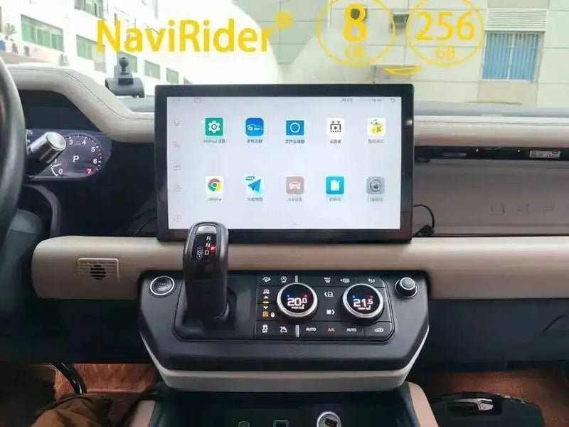 Autoradio Android 13,3 Pouces Land Rover Defender 2020-2024 Écran Tactile CarPlay Sans Fil Android Auto