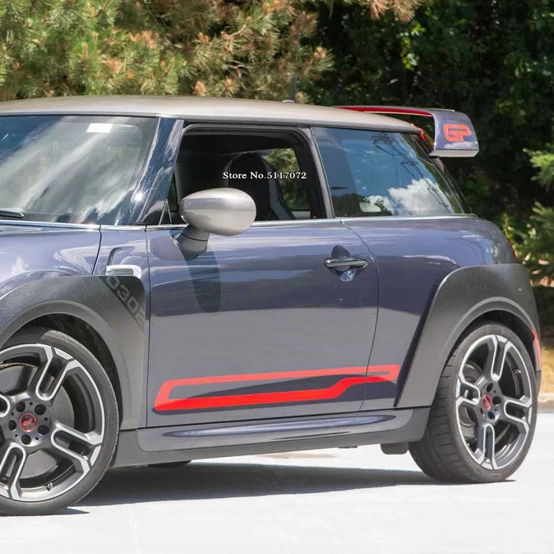 Autocollant Bandes de Capot MINI Cooper S F55 F56 F57 — gros plan
