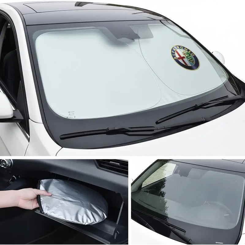 Pare-Soleil Pliable Alfa Romeo Giulia Stelvio Giulietta 147 156 159 Mito Tonale Anti-UV Pare-Brise