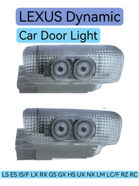 Projecteur Porte Lexus Dynamique LS, ES, IS, RX, NX, UX, GS, GX, LX, LC, RC, Double Lentille HD