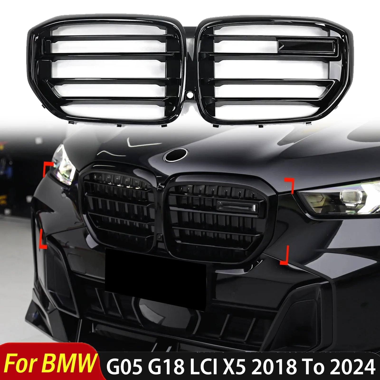 Calandre BMW X5 G05 G18 2018-2024 Style X5M